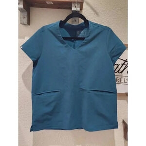 Figs Women's Teal Blouse